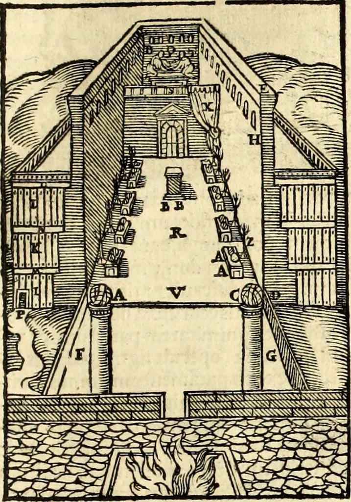 An illustration from Biblia Sacra Vulgatae Editionis : Sixti V, Pont. Max. ivssv recognita atque edita, 1669, leaf 262