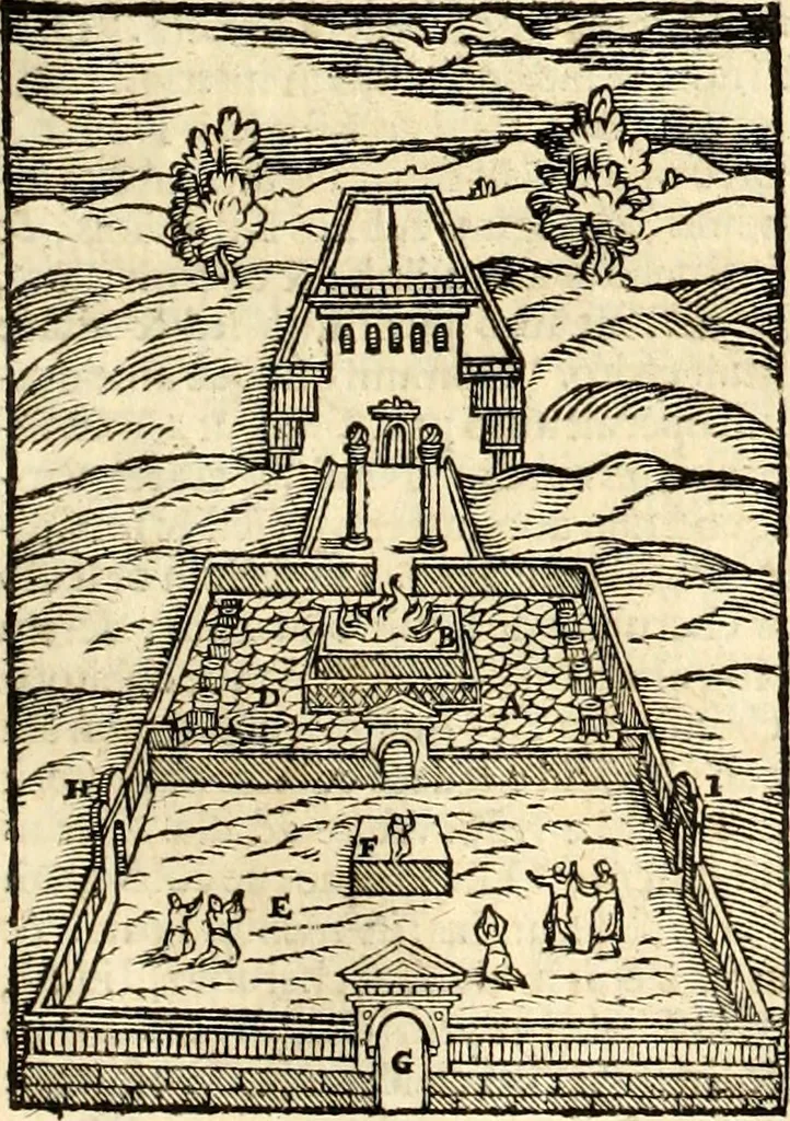 An illustration from Biblia Sacra Vulgatae Editionis : Sixti V, Pont. Max. ivssv recognita atque edita, 1669, leaf 262