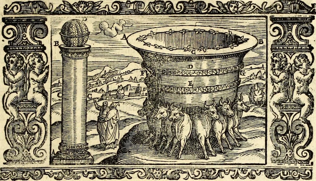 An illustration from Biblia Sacra Vulgatae Editionis : Sixti V, Pont. Max. ivssv recognita atque edita, 1669, leaf 264