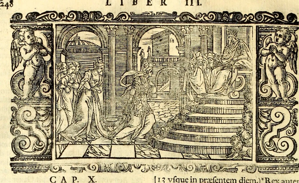 An illustration from Biblia Sacra Vulgatae Editionis : Sixti V, Pont. Max. ivssv recognita atque edita, 1669, leaf 269