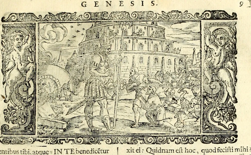 An illustration from Biblia Sacra Vulgatae Editionis : Sixti V, Pont. Max. ivssv recognita atque edita, 1669, leaf 30