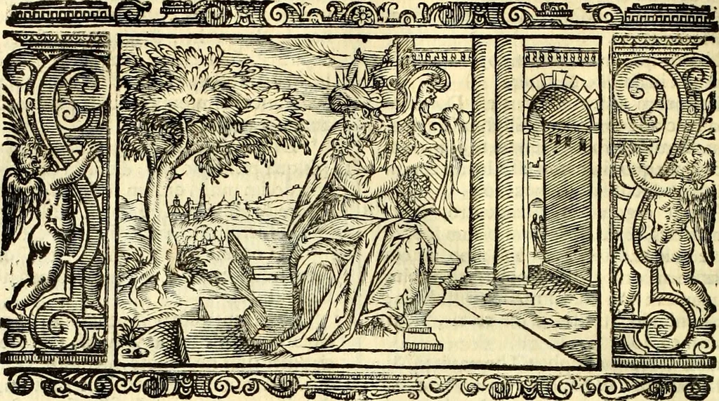 An illustration from Biblia Sacra Vulgatae Editionis : Sixti V, Pont. Max. ivssv recognita atque edita, 1669, leaf 413