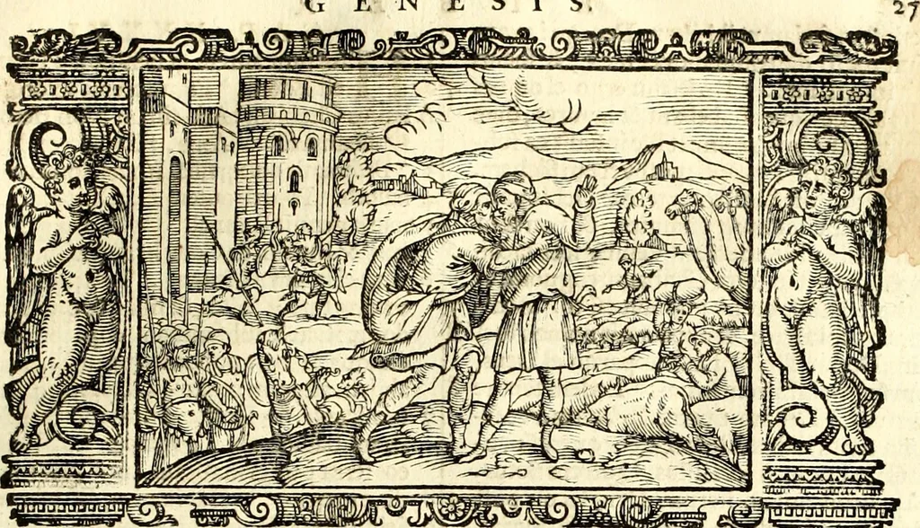 An illustration from Biblia Sacra Vulgatae Editionis : Sixti V, Pont. Max. ivssv recognita atque edita, 1669, leaf 48