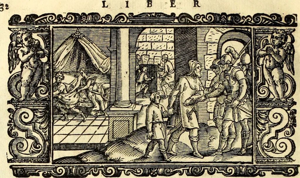 An illustration from Biblia Sacra Vulgatae Editionis : Sixti V, Pont. Max. ivssv recognita atque edita, 1669, leaf 53