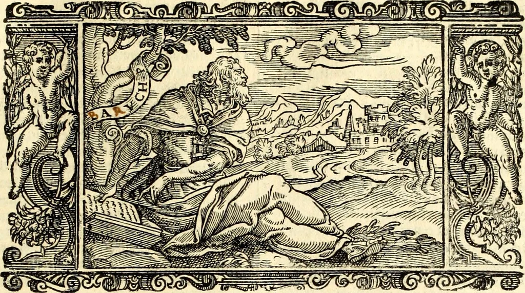 An illustration from Biblia Sacra Vulgatae Editionis : Sixti V, Pont. Max. ivssv recognita atque edita, 1669, leaf 604