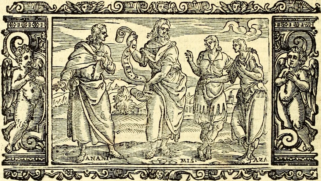 An illustration from Biblia Sacra Vulgatae Editionis : Sixti V, Pont. Max. ivssv recognita atque edita, 1669, leaf 643