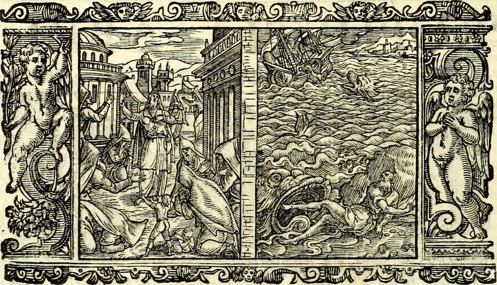 An illustration from Biblia Sacra Vulgatae Editionis : Sixti V, Pont. Max. ivssv recognita atque edita, 1669, leaf 671