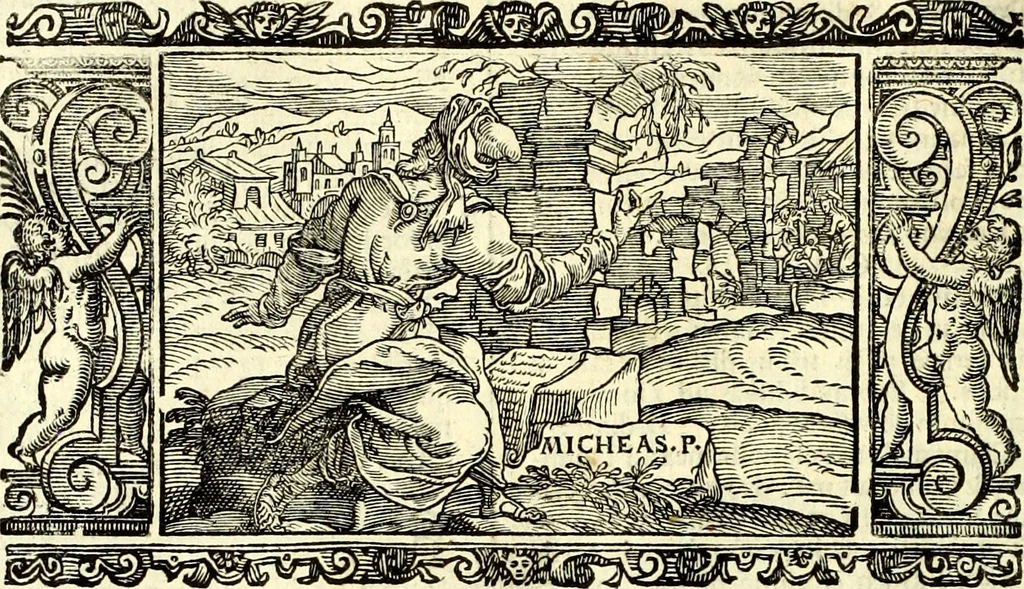 An illustration from Biblia Sacra Vulgatae Editionis : Sixti V, Pont. Max. ivssv recognita atque edita, 1669, leaf 673