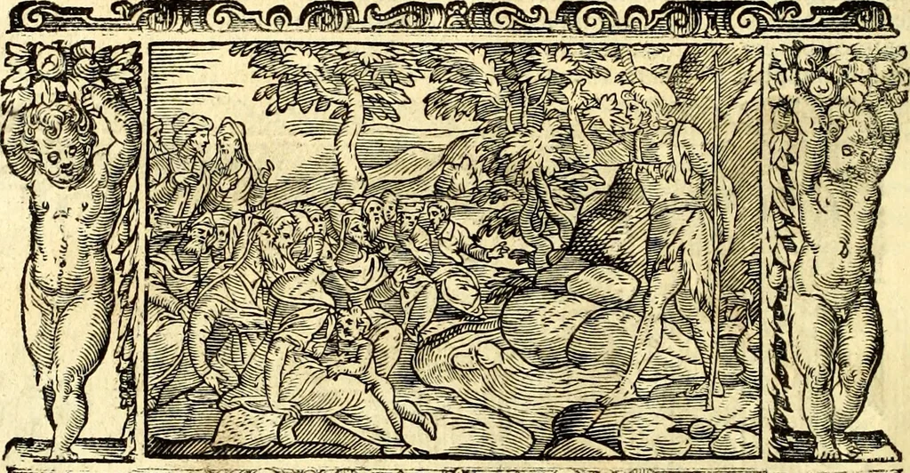 An illustration from Biblia Sacra Vulgatae Editionis : Sixti V, Pont. Max. ivssv recognita atque edita, 1669, leaf 731