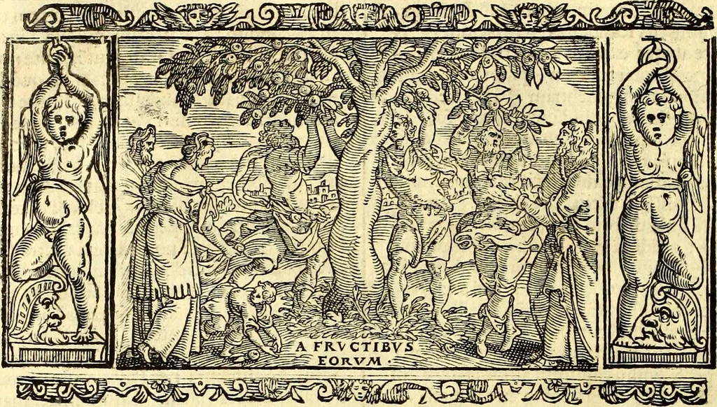 An illustration from Biblia Sacra Vulgatae Editionis : Sixti V, Pont. Max. ivssv recognita atque edita, 1669, leaf 735
