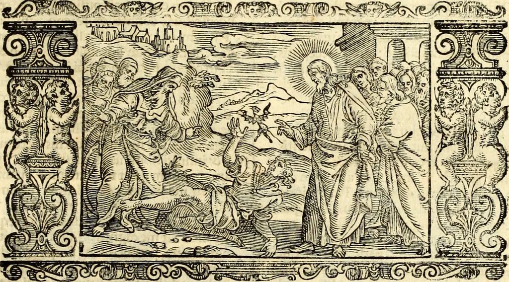 An illustration from Biblia Sacra Vulgatae Editionis : Sixti V, Pont. Max. ivssv recognita atque edita, 1669, leaf 738