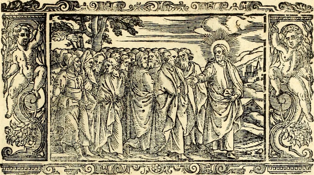 An illustration from Biblia Sacra Vulgatae Editionis : Sixti V, Pont. Max. ivssv recognita atque edita, 1669, leaf 742