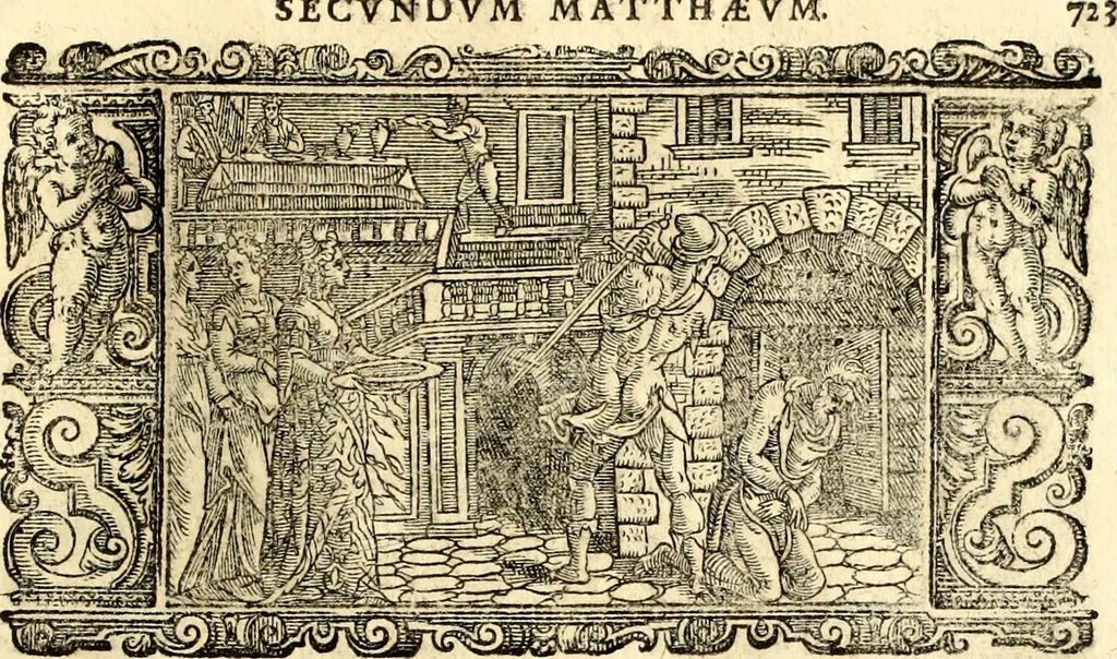 An illustration from Biblia Sacra Vulgatae Editionis : Sixti V, Pont. Max. ivssv recognita atque edita, 1669, leaf 744