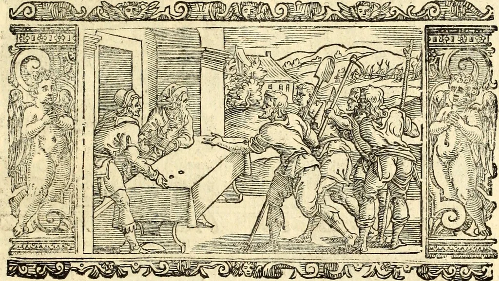 An illustration from Biblia Sacra Vulgatae Editionis : Sixti V, Pont. Max. ivssv recognita atque edita, 1669, leaf 750