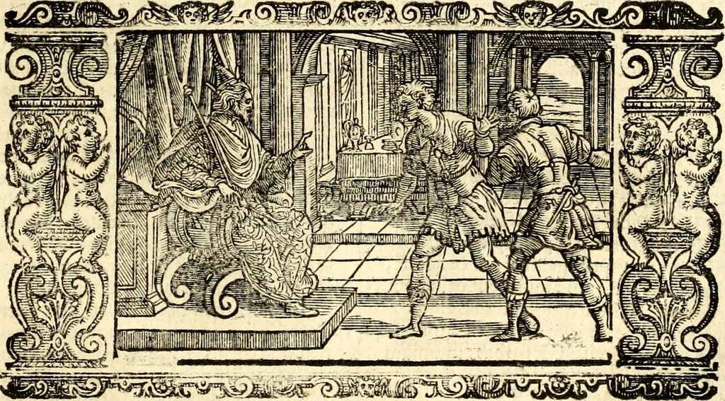 An illustration from Biblia Sacra Vulgatae Editionis : Sixti V, Pont. Max. ivssv recognita atque edita, 1669, leaf 752