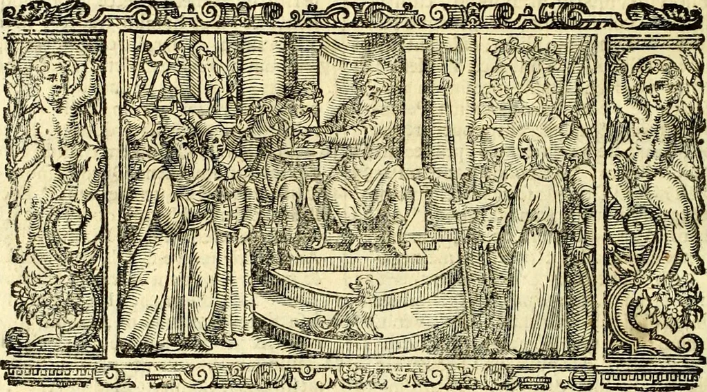 An illustration from Biblia Sacra Vulgatae Editionis : Sixti V, Pont. Max. ivssv recognita atque edita, 1669, leaf 759