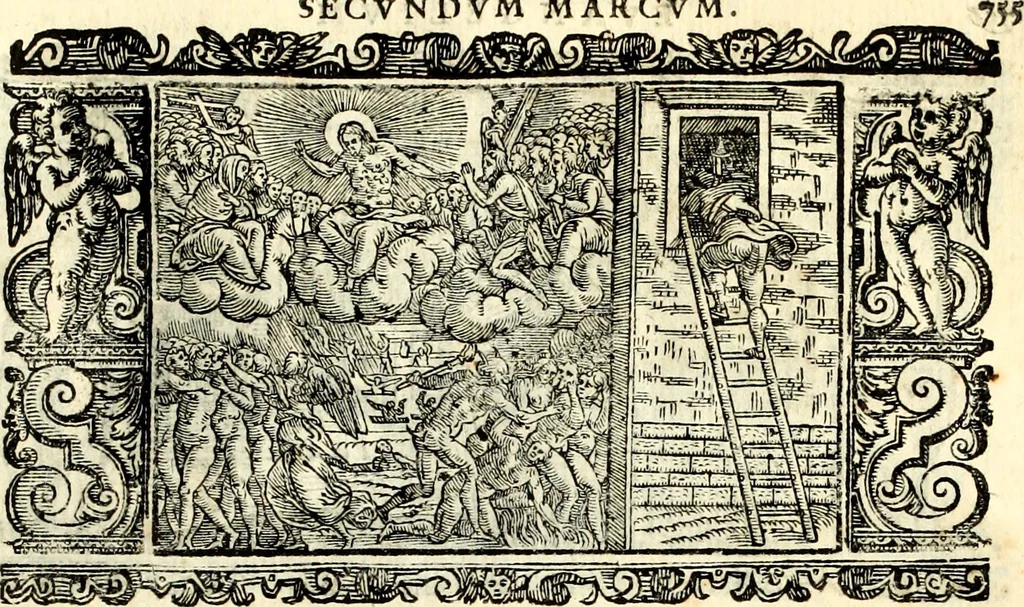 An illustration from Biblia Sacra Vulgatae Editionis : Sixti V, Pont. Max. ivssv recognita atque edita, 1669, leaf 776