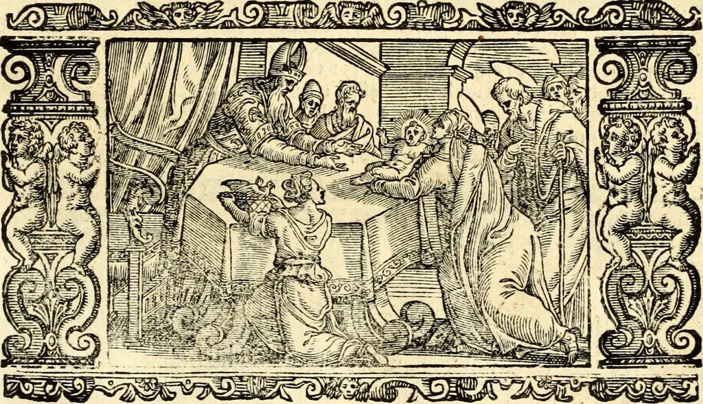 An illustration from Biblia Sacra Vulgatae Editionis : Sixti V, Pont. Max. ivssv recognita atque edita, 1669, leaf 784