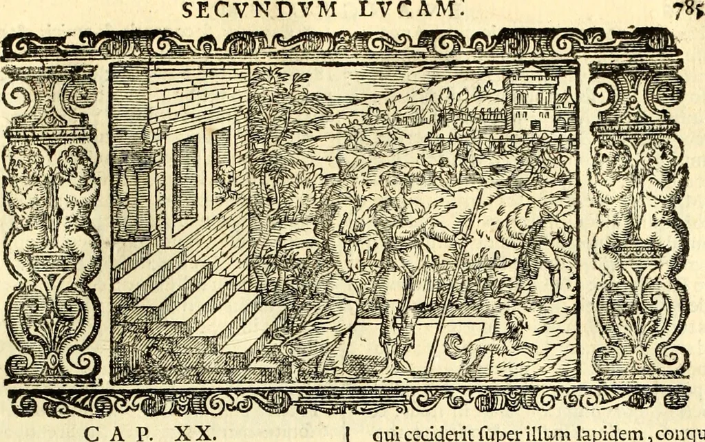 An illustration from Biblia Sacra Vulgatae Editionis : Sixti V, Pont. Max. ivssv recognita atque edita, 1669, leaf 806