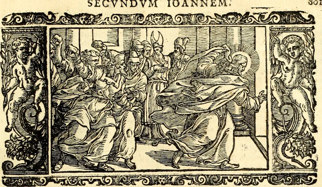 An illustration from Biblia Sacra Vulgatae Editionis : Sixti V, Pont. Max. ivssv recognita atque edita, 1669, leaf 822