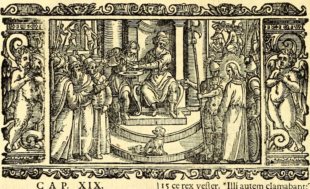 An illustration from Biblia Sacra Vulgatae Editionis : Sixti V, Pont. Max. ivssv recognita atque edita, 1669, leaf 831
