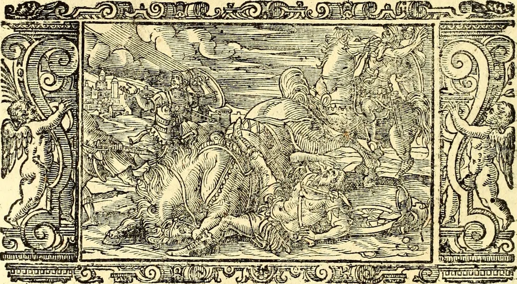 An illustration from Biblia Sacra Vulgatae Editionis : Sixti V, Pont. Max. ivssv recognita atque edita, 1669, leaf 841