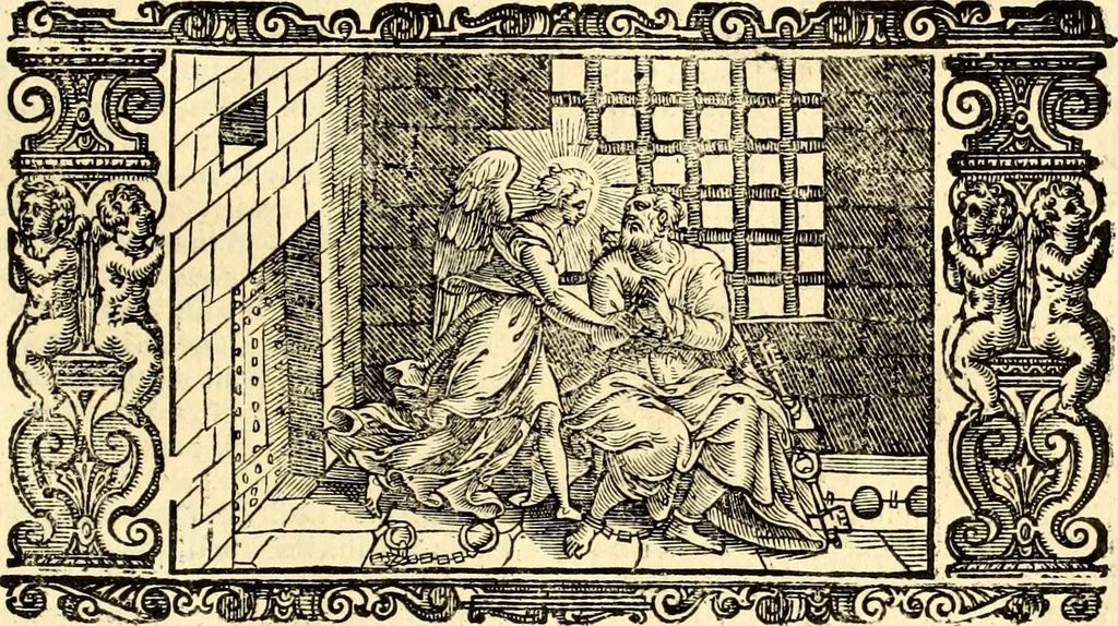 An illustration from Biblia Sacra Vulgatae Editionis : Sixti V, Pont. Max. ivssv recognita atque edita, 1669, leaf 844