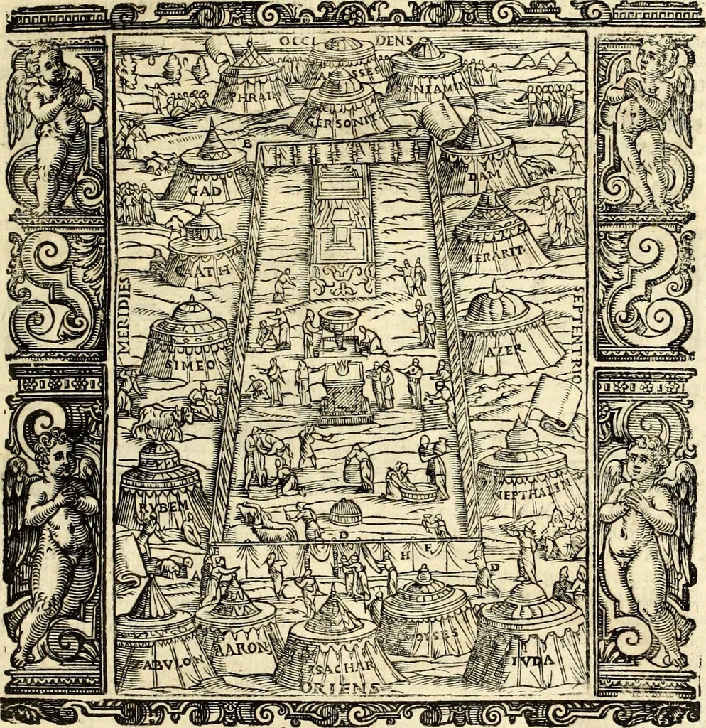 An illustration from Biblia Sacra Vulgatae Editionis : Sixti V, Pont. Max. ivssv recognita atque edita, 1669, leaf 86
