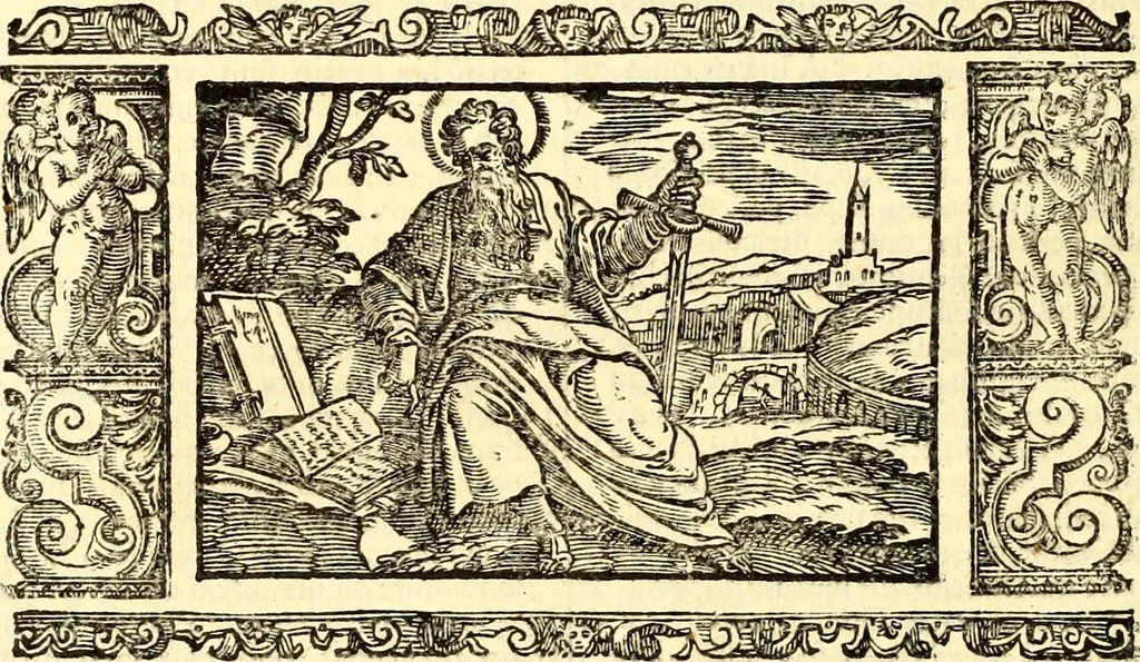 An illustration from Biblia Sacra Vulgatae Editionis : Sixti V, Pont. Max. ivssv recognita atque edita, 1669, leaf 883