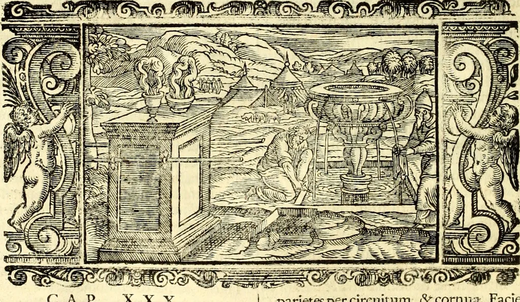 An illustration from Biblia Sacra Vulgatae Editionis : Sixti V, Pont. Max. ivssv recognita atque edita, 1669, leaf 89
