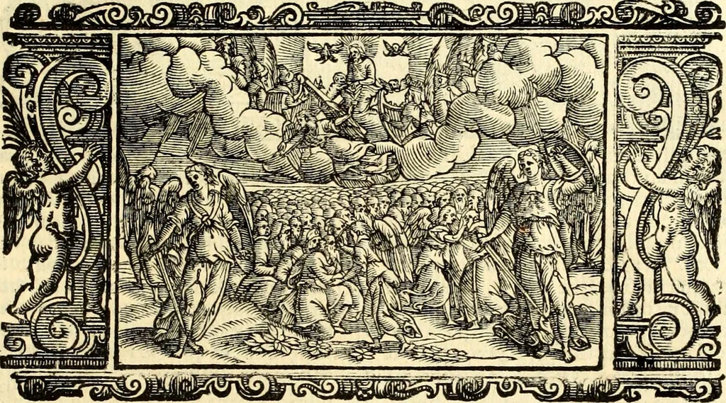 An illustration from Biblia Sacra Vulgatae Editionis : Sixti V, Pont. Max. ivssv recognita atque edita, 1669, leaf 928