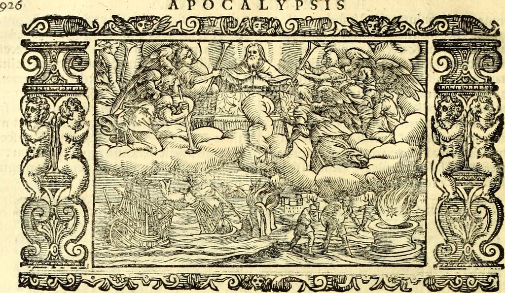 An illustration from Biblia Sacra Vulgatae Editionis : Sixti V, Pont. Max. ivssv recognita atque edita, 1669, leaf 929