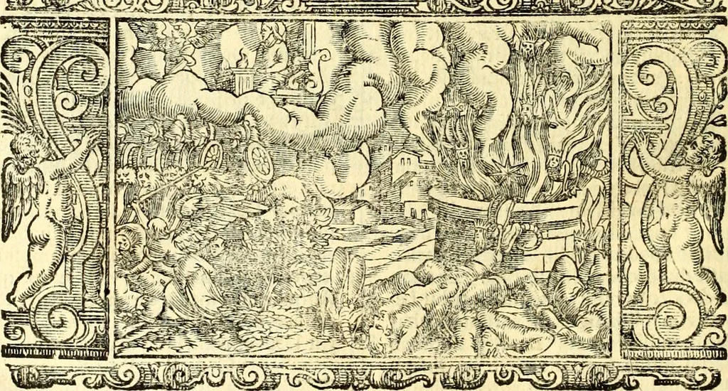 An illustration from Biblia Sacra Vulgatae Editionis : Sixti V, Pont. Max. ivssv recognita atque edita, 1669, leaf 929