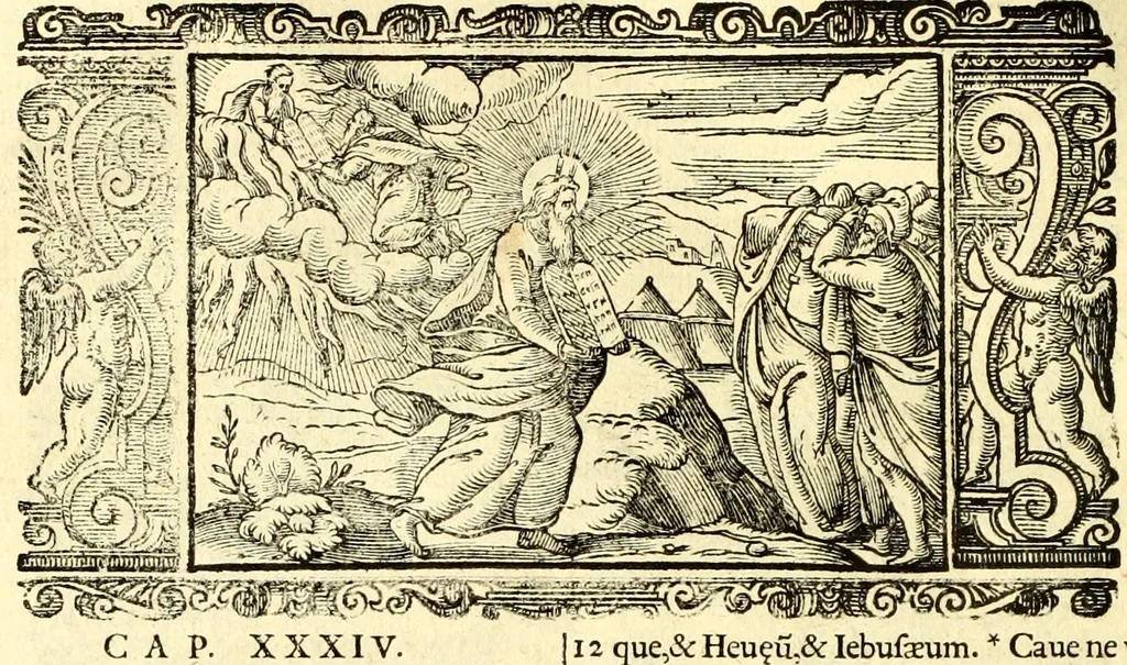 An illustration from Biblia Sacra Vulgatae Editionis : Sixti V, Pont. Max. ivssv recognita atque edita, 1669, leaf 93