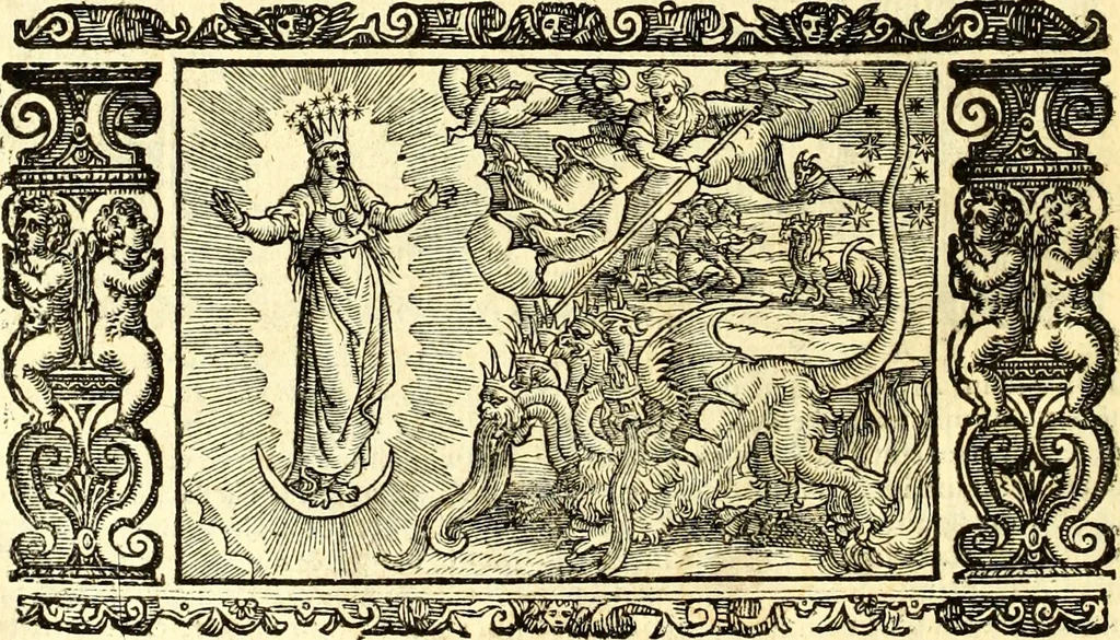 An illustration from Biblia Sacra Vulgatae Editionis : Sixti V, Pont. Max. ivssv recognita atque edita, 1669, leaf 931