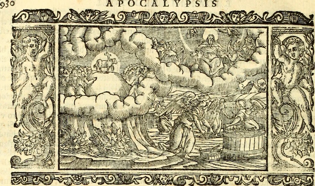 An illustration from Biblia Sacra Vulgatae Editionis : Sixti V, Pont. Max. ivssv recognita atque edita, 1669, leaf 933