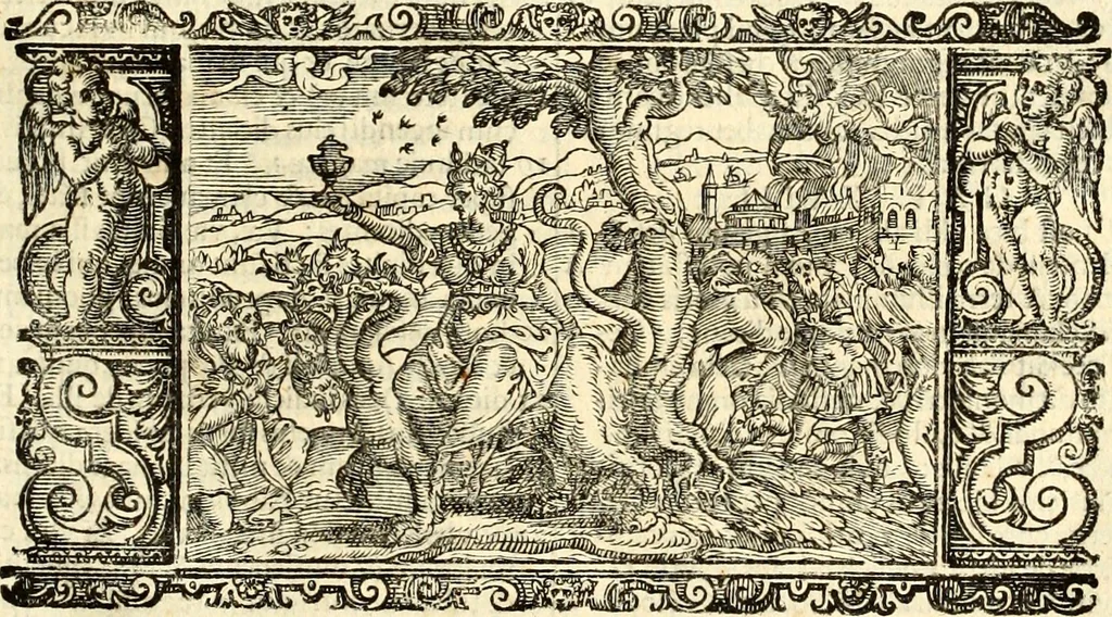 An illustration from Biblia Sacra Vulgatae Editionis : Sixti V, Pont. Max. ivssv recognita atque edita, 1669, leaf 934