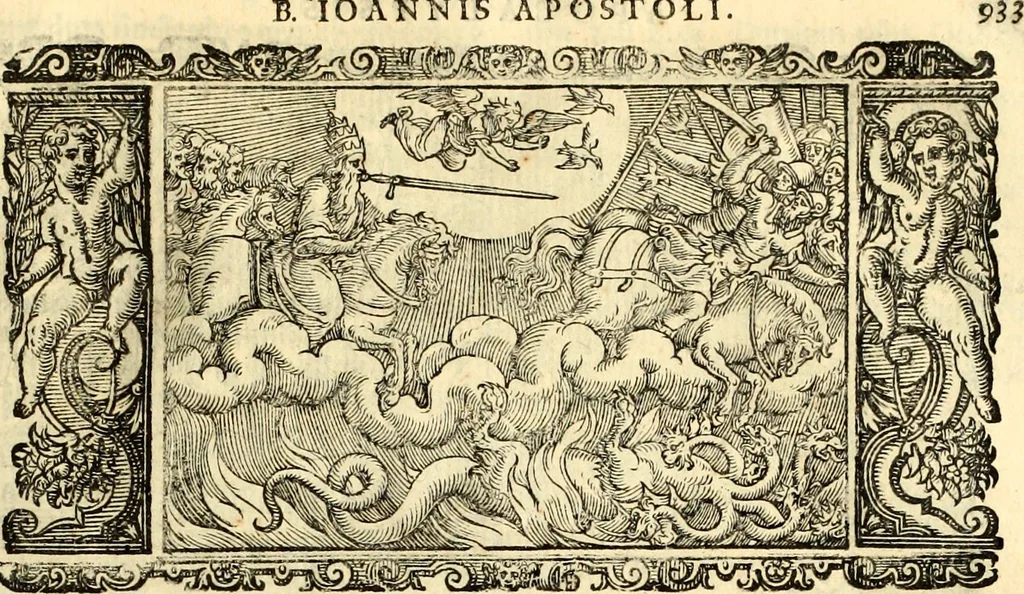 An illustration from Biblia Sacra Vulgatae Editionis : Sixti V, Pont. Max. ivssv recognita atque edita, 1669, leaf 936
