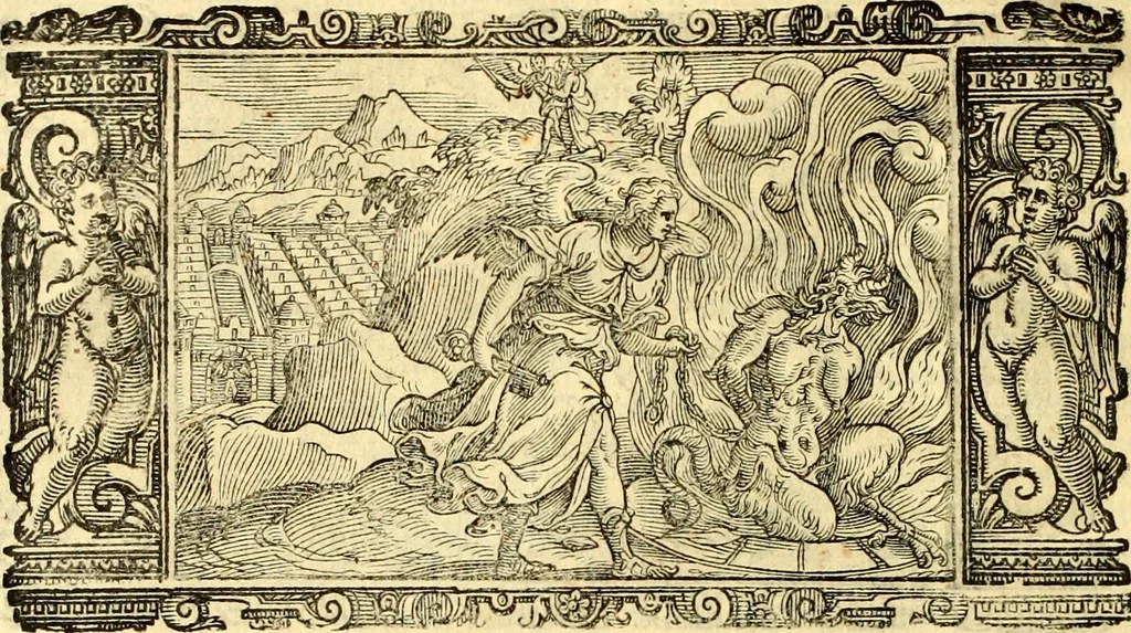 An illustration from Biblia Sacra Vulgatae Editionis : Sixti V, Pont. Max. ivssv recognita atque edita, 1669, leaf 937