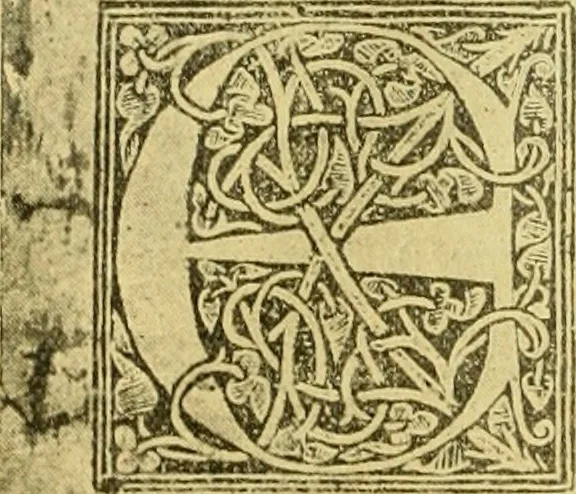 An illustration from Bibliografía de la lengua valenciana : o sea catálogo razonado por orden alfabético de autores de los libros, folletos, obras dramáticas, periódicos, coloquios, coplas, chistes, discursos, romances, alocuciones, cantares, gozes, etc., que escritos en lengua valenciana y bilingüe, han visto la luz pública desde el establecimiento de la imprenta en España hasta nuestros días, 1915, leaf 185