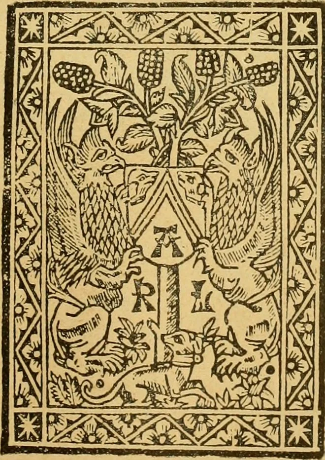 An illustration from Bibliografía de la lengua valenciana : o sea catálogo razonado por orden alfabético de autores de los libros, folletos, obras dramáticas, periódicos, coloquios, coplas, chistes, discursos, romances, alocuciones, cantares, gozes, etc., que escritos en lengua valenciana y bilingüe, han visto la luz pública desde el establecimiento de la imprenta en España hasta nuestros días, 1915, leaf 638