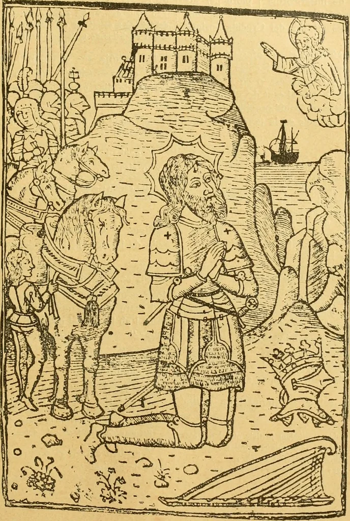 An illustration from Bibliografía de la lengua valenciana : o sea catálogo razonado por orden alfabético de autores de los libros, folletos, obras dramáticas, periódicos, coloquios, coplas, chistes, discursos, romances, alocuciones, cantares, gozes, etc., que escritos en lengua valenciana y bilingüe, han visto la luz pública desde el establecimiento de la imprenta en España hasta nuestros días, 1915, leaf 644