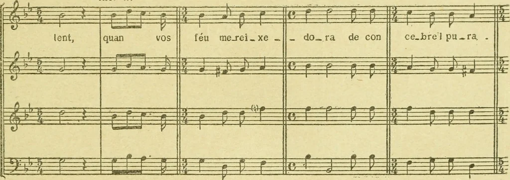 An illustration from Bibliografía de la lengua valenciana : o sea catálogo razonado por orden alfabético de autores de los libros, folletos, obras dramáticas, periódicos, coloquios, coplas, chistes, discursos, romances, alocuciones, cantares, gozes, etc., que escritos en lengua valenciana y bilingüe, han visto la luz pública desde el establecimiento de la imprenta en España hasta nuestros días, 1915, leaf 115