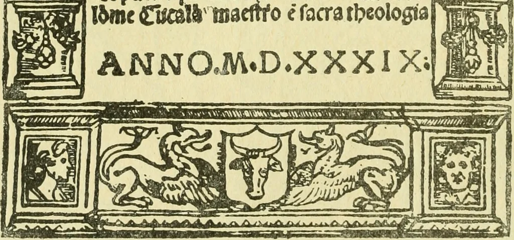 An illustration from Bibliografía de la lengua valenciana : o sea catálogo razonado por orden alfabético de autores de los libros, folletos, obras dramáticas, periódicos, coloquios, coplas, chistes, discursos, romances, alocuciones, cantares, gozes, etc., que escritos en lengua valenciana y bilingüe, han visto la luz pública desde el establecimiento de la imprenta en España hasta nuestros días, 1915, leaf 188