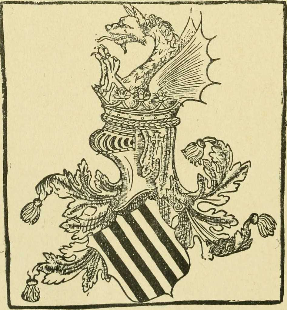 An illustration from Bibliografía de la lengua valenciana : o sea catálogo razonado por orden alfabético de autores de los libros, folletos, obras dramáticas, periódicos, coloquios, coplas, chistes, discursos, romances, alocuciones, cantares, gozes, etc., que escritos en lengua valenciana y bilingüe, han visto la luz pública desde el establecimiento de la imprenta en España hasta nuestros días, 1915, leaf 268