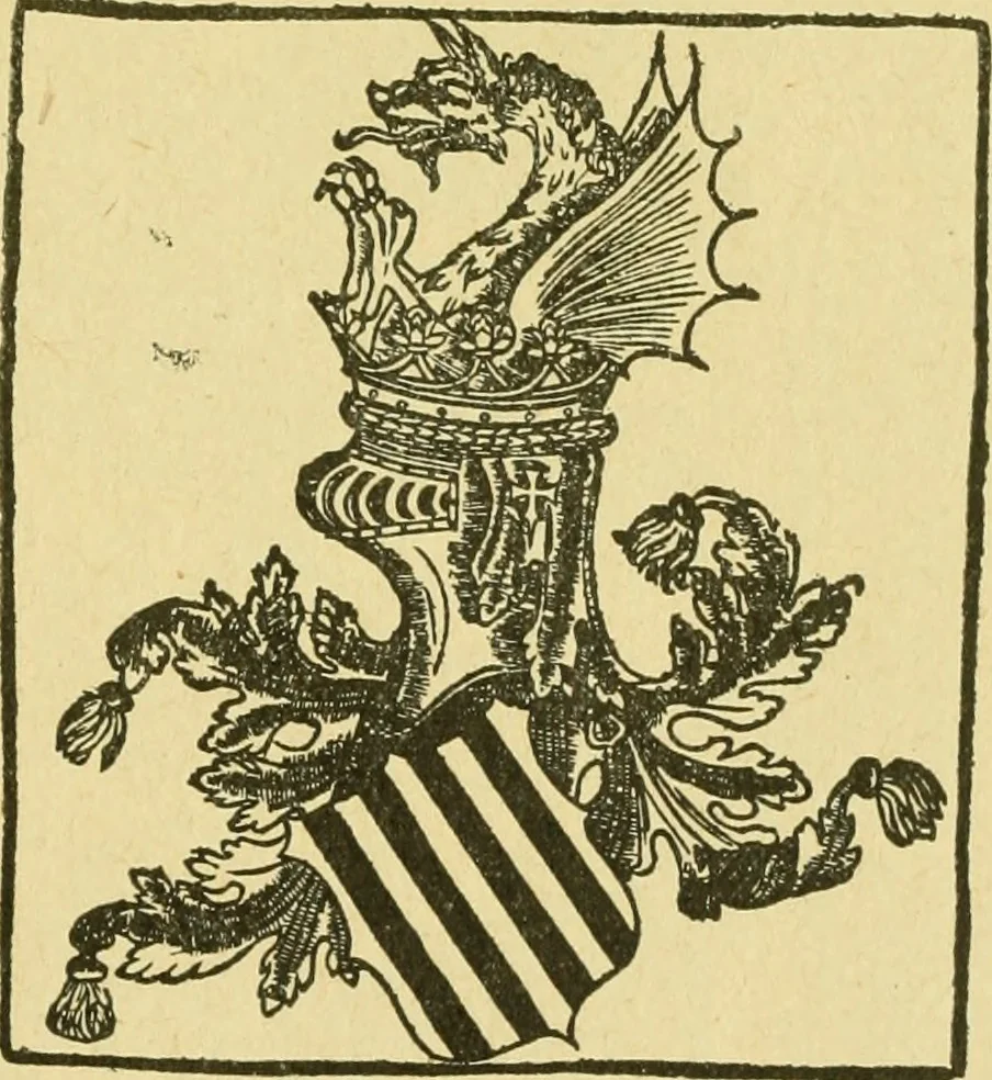 An illustration from Bibliografía de la lengua valenciana : o sea catálogo razonado por orden alfabético de autores de los libros, folletos, obras dramáticas, periódicos, coloquios, coplas, chistes, discursos, romances, alocuciones, cantares, gozes, etc., que escritos en lengua valenciana y bilingüe, han visto la luz pública desde el establecimiento de la imprenta en España hasta nuestros días, 1915, leaf 269