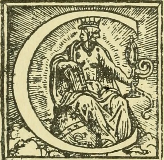 An illustration from Bibliografía de la lengua valenciana : o sea catálogo razonado por orden alfabético de autores de los libros, folletos, obras dramáticas, periódicos, coloquios, coplas, chistes, discursos, romances, alocuciones, cantares, gozes, etc., que escritos en lengua valenciana y bilingüe, han visto la luz pública desde el establecimiento de la imprenta en España hasta nuestros días, 1915, leaf 272