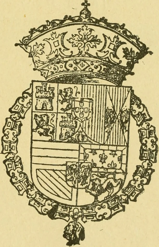 An illustration from Bibliografía de la lengua valenciana : o sea catálogo razonado por orden alfabético de autores de los libros, folletos, obras dramáticas, periódicos, coloquios, coplas, chistes, discursos, romances, alocuciones, cantares, gozes, etc., que escritos en lengua valenciana y bilingüe, han visto la luz pública desde el establecimiento de la imprenta en España hasta nuestros días, 1915, leaf 281