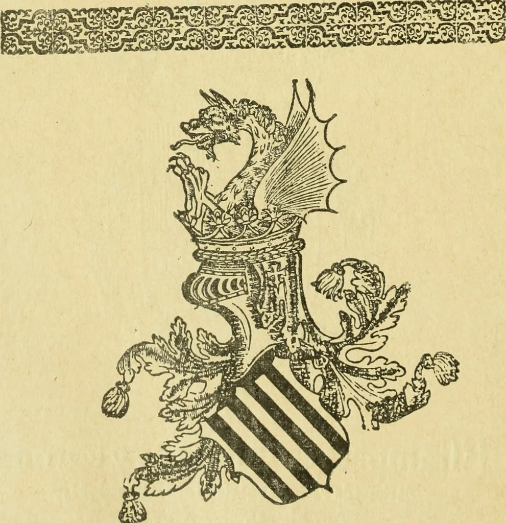 An illustration from Bibliografía de la lengua valenciana : o sea catálogo razonado por orden alfabético de autores de los libros, folletos, obras dramáticas, periódicos, coloquios, coplas, chistes, discursos, romances, alocuciones, cantares, gozes, etc., que escritos en lengua valenciana y bilingüe, han visto la luz pública desde el establecimiento de la imprenta en España hasta nuestros días, 1915, leaf 282