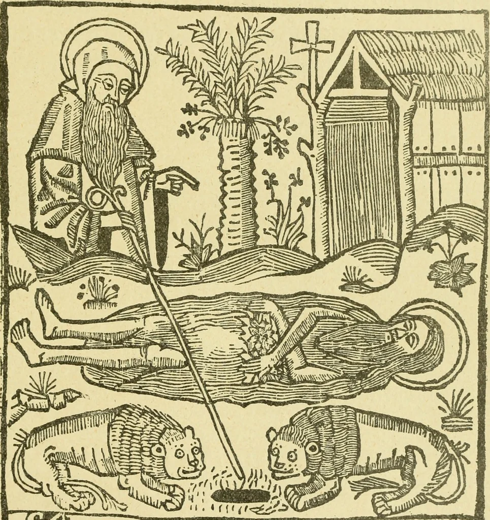 An illustration from Bibliografía de la lengua valenciana : o sea catálogo razonado por orden alfabético de autores de los libros, folletos, obras dramáticas, periódicos, coloquios, coplas, chistes, discursos, romances, alocuciones, cantares, gozes, etc., que escritos en lengua valenciana y bilingüe, han visto la luz pública desde el establecimiento de la imprenta en España hasta nuestros días, 1915, leaf 37